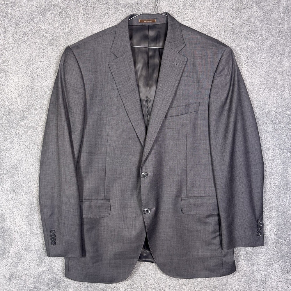 Peter Millar Sport Coat Mens 44R Blazer Two Button Wool Preppy Casual Academia